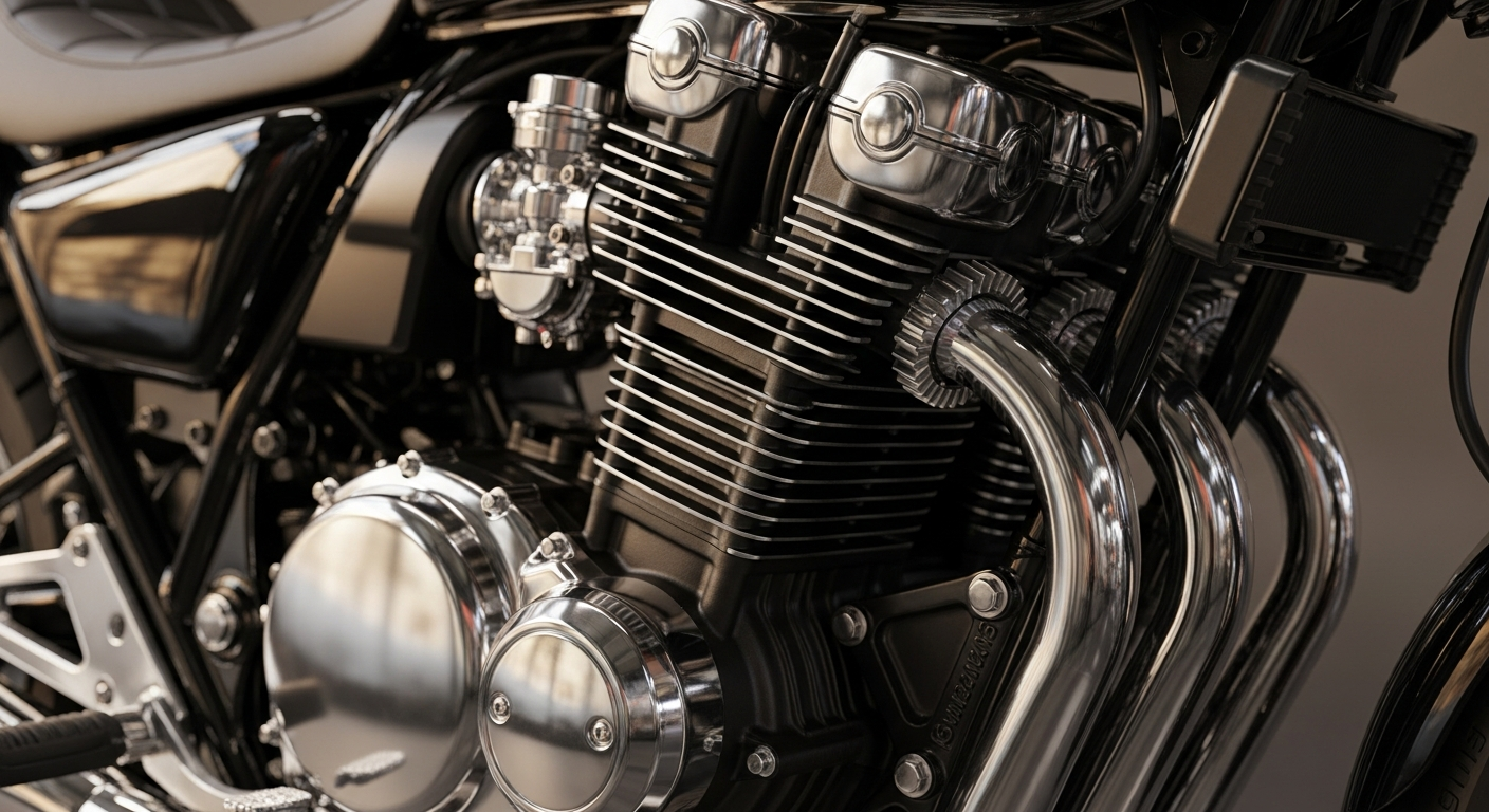 Japanese 600cc supersport inline-four engine, the heart of the best 600cc motorcycles to import from Japan