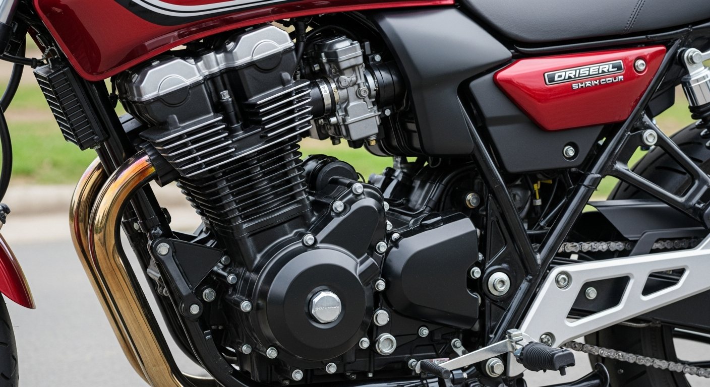Inline-four engine of a Japanese sport-touring motorcycle, best touring motorcycles to import from Japan