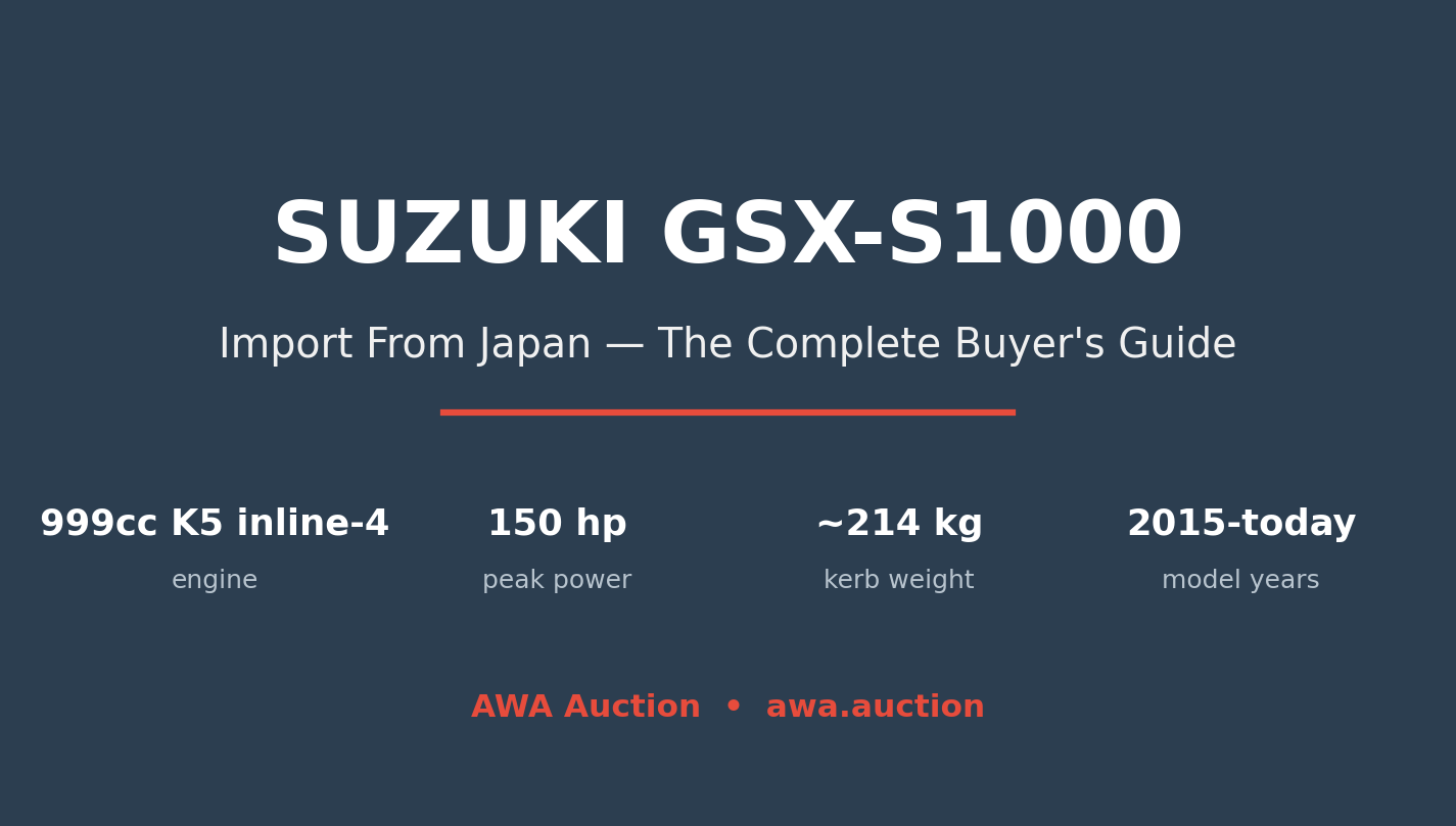 Suzuki GSX-S1000 import from Japan - K5-engined litre naked buyers guide 2026