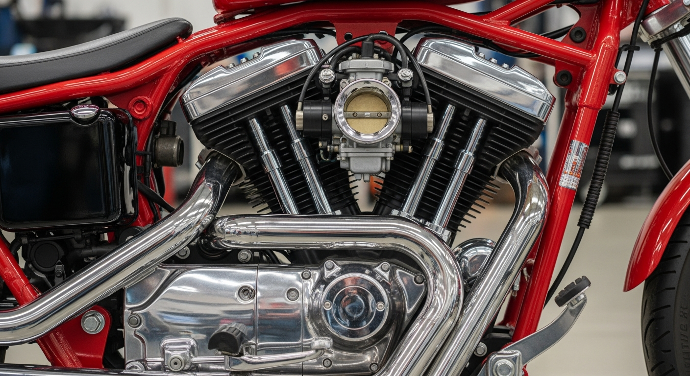 محرك سوزوكي SV650 ثنائي الأسطوانات على شكل V