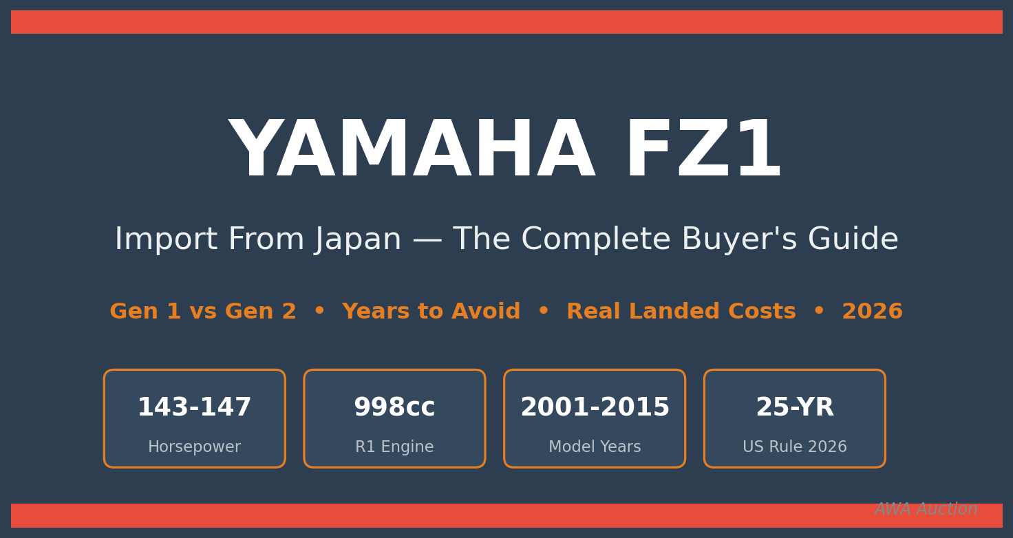 Yamaha FZ1 import from Japan complete buyer guide 2026