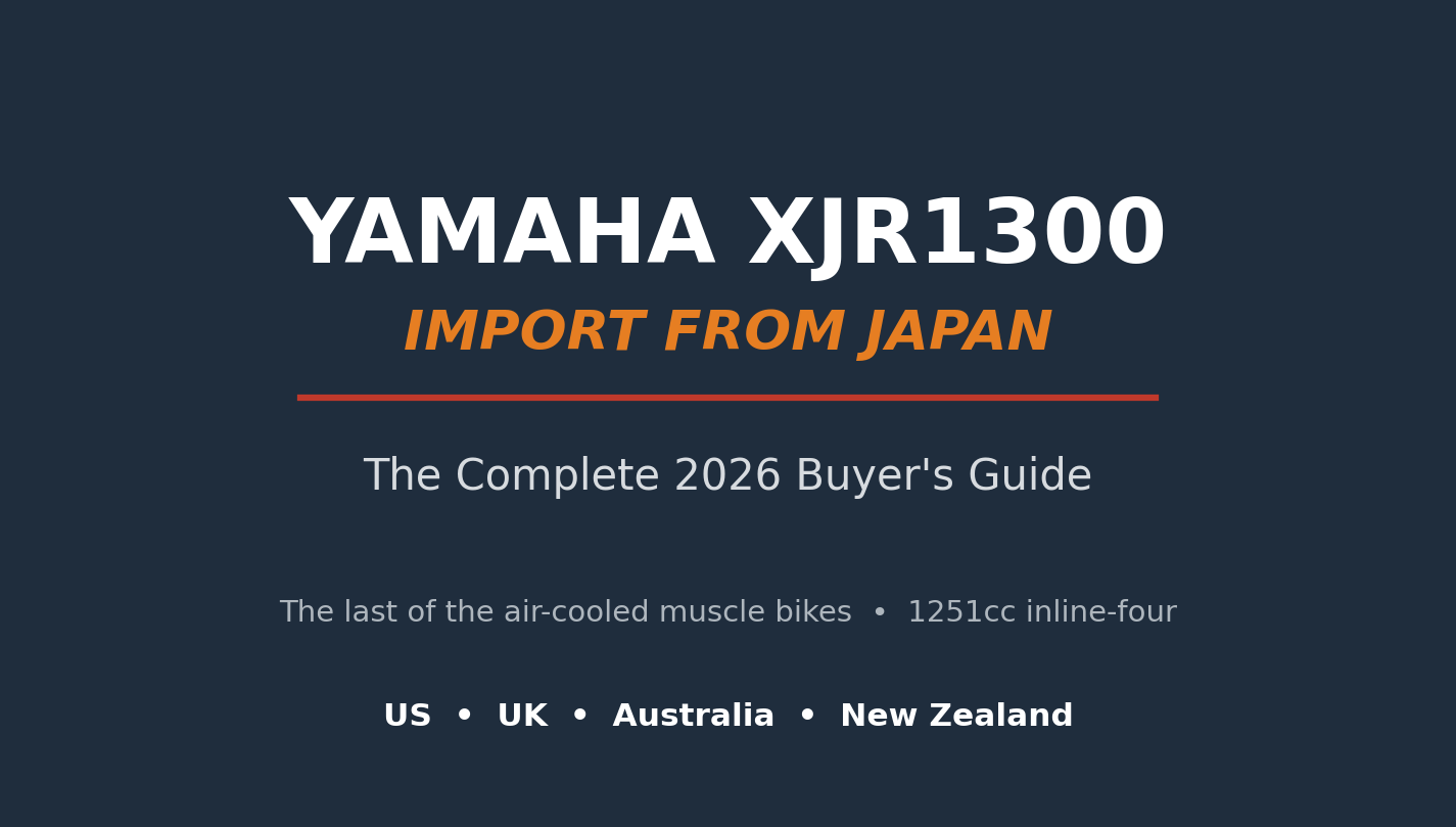 Yamaha XJR1300 import from Japan 2026 buyer's guide cover